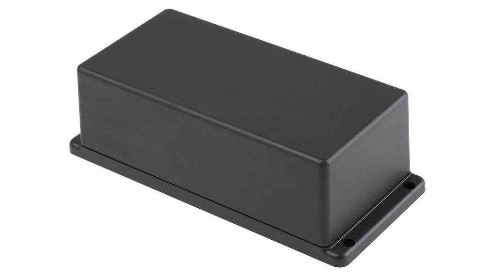 Flanschgehäuse 83 190x86x60mm Dunkelgrau ABS IP40